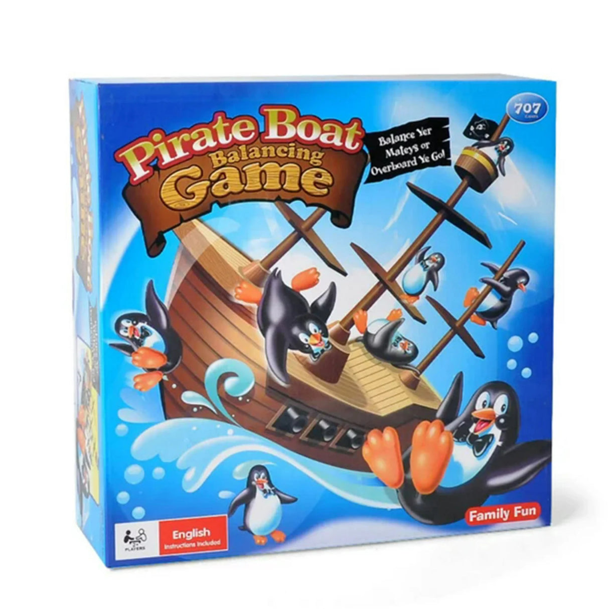 Don’t Rock the Boat Board Game - Kids Games, Family Games for Kids and Adults, Board Games for Family Night, Multi-Player Board Games, Builds Hand & Eye Coordination, Balancing Toy, Ages 5+