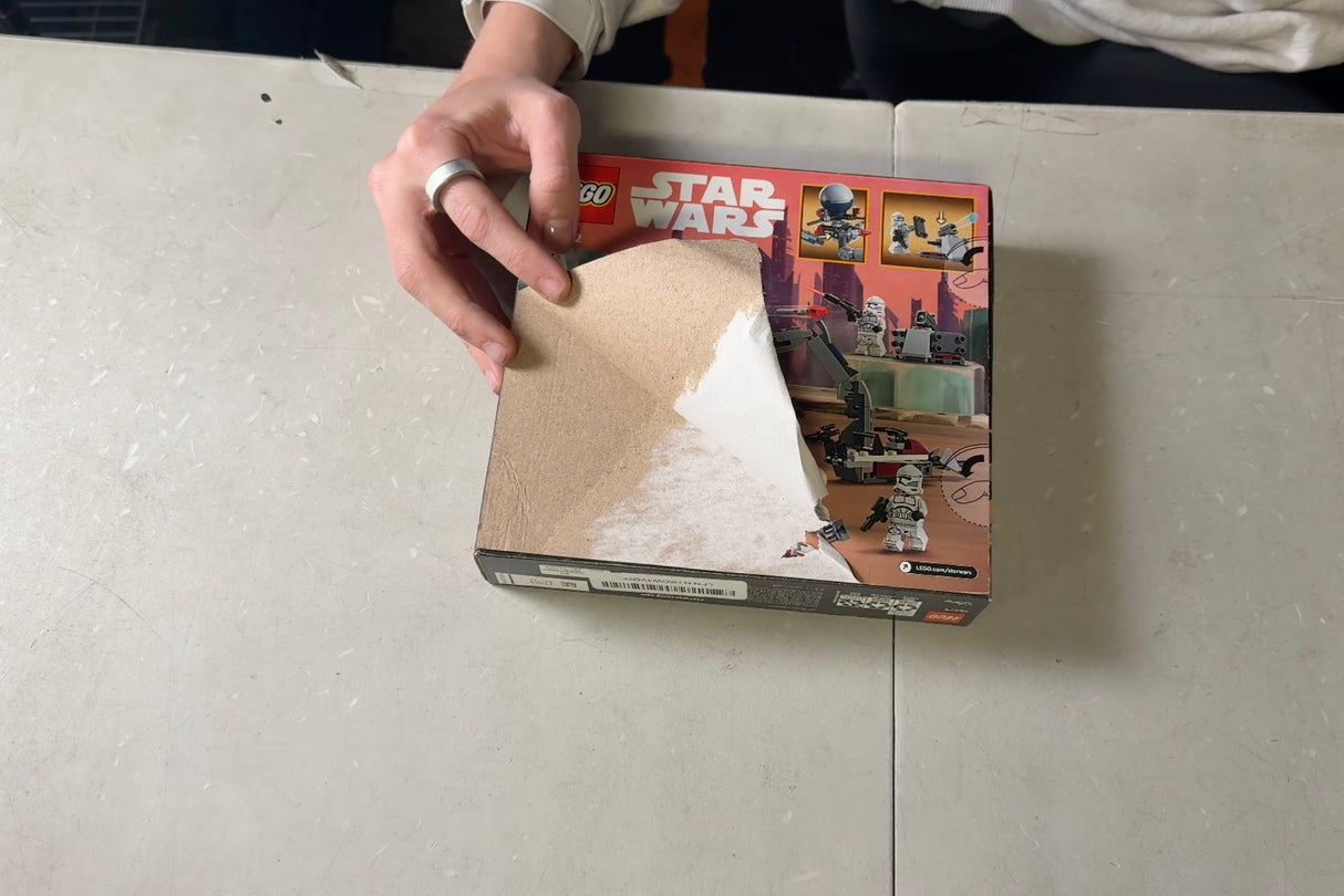 LEGO Star Wars Clone Trooper & Battle Droid Battle Pack Set for Kids, Buildable Toy Speeder Bike Vehicle, Tri-Droid and Defensive Post, Collectible, Gift for Boys and Girls Aged 7 and Up, 75372