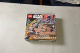 LEGO Star Wars Clone Trooper & Battle Droid Battle Pack Set for Kids, Buildable Toy Speeder Bike Vehicle, Tri-Droid and Defensive Post, Collectible, Gift for Boys and Girls Aged 7 and Up, 75372