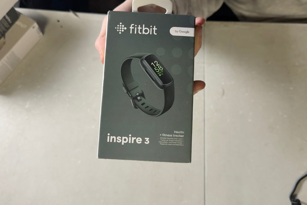 Fitbit Inspire 3 Health &-Fitness-Tracker with Stress Management, Workout Intensity, Sleep Tracking, 24/7 Heart Rate and more, Midnight Zen/Black One Size (S & L Bands Included)