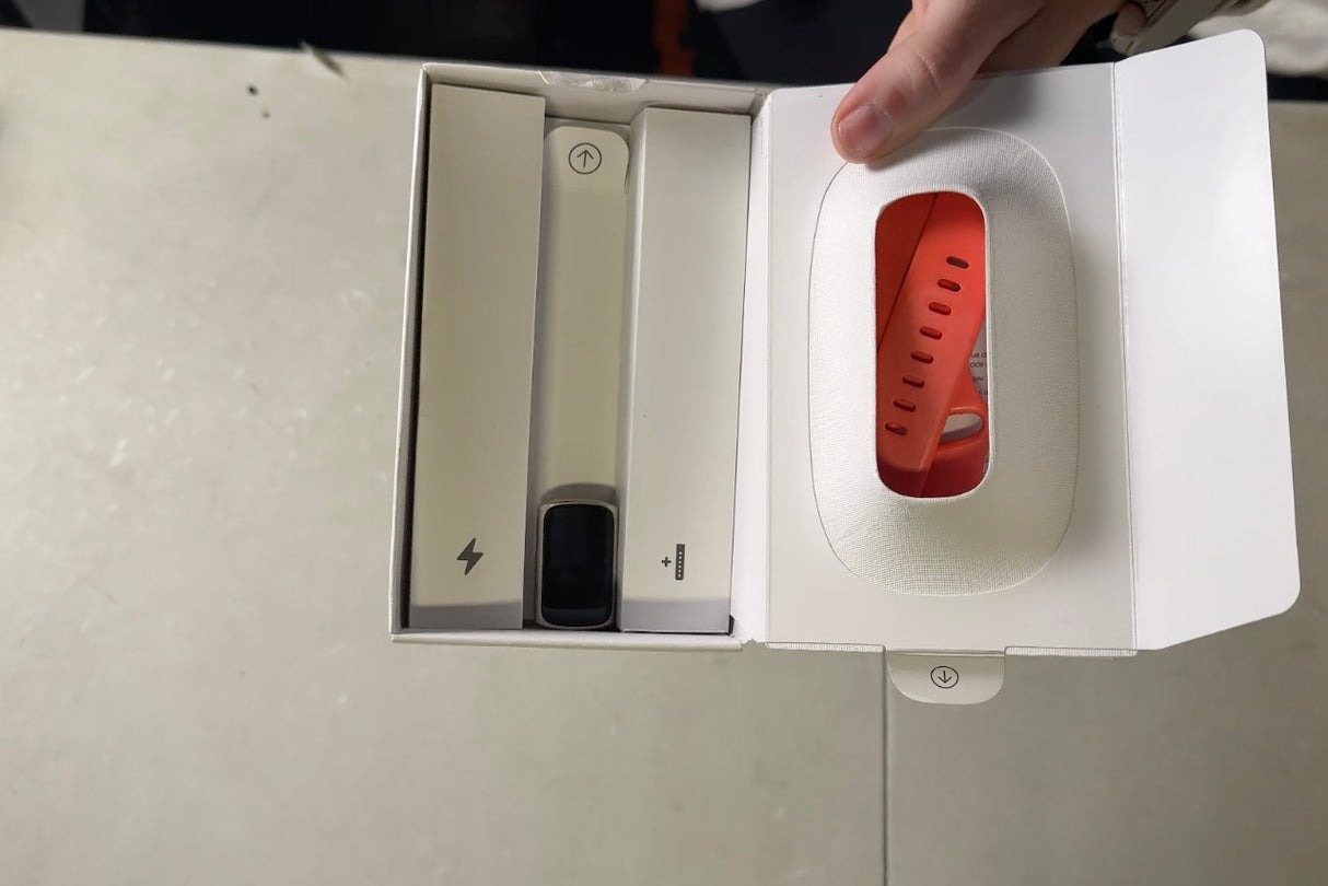 Fitbit Charge 6 Fitness Tracker with Google apps, Heart Rate on Exercise Equipment, 6-Months Premium Membership Included, GPS, Health Tools and More, Gold/Coral, One Size (S & L Bands Included)