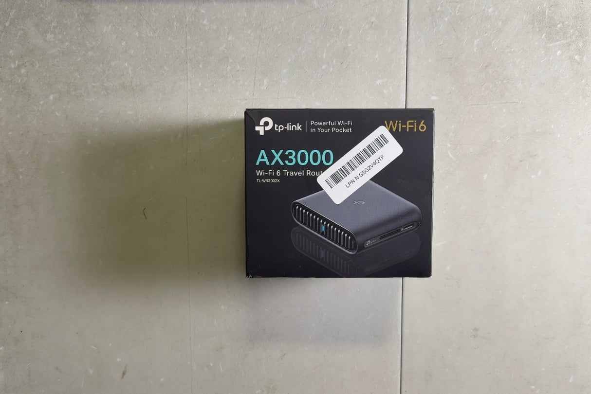 TP-Link Dual-Band Wi-Fi 6 AX3000 Travel Router TL-WR3002X | Multi-Gig Portable | OpenVPN, WireGuard | Easy Public WiFi Sharing | Hotel/Cruise/Travel Approved | Phone WiFi Tether | USB 3.0 | Multi-Mode