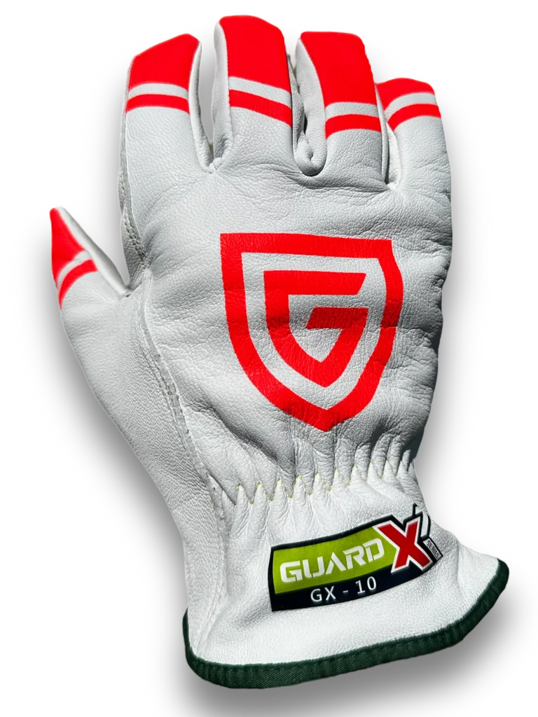 GX10 - High Cut-Resistant (A7) 18-gauge Premium Goat Skin Leather Drivers  M/8  10 COUNT