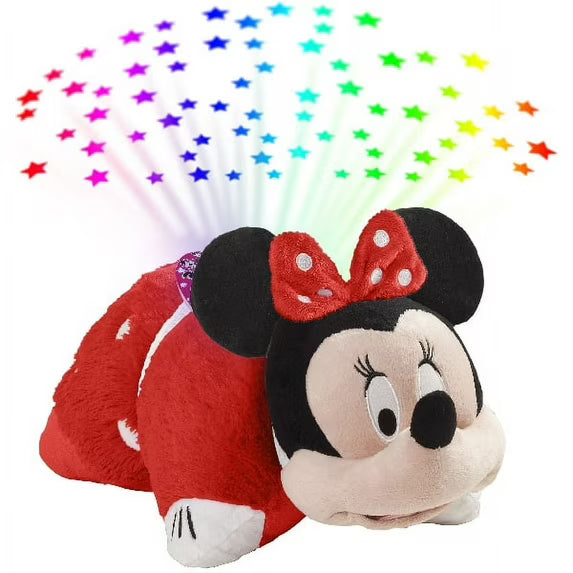 Pillow Pets | Sleeptime Lite Disney Rockin The Dots Minnie Mouse Plush Night Light | Ages 3+