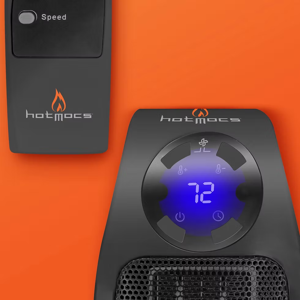 HOTMOCS Portable Wall Heater - Black