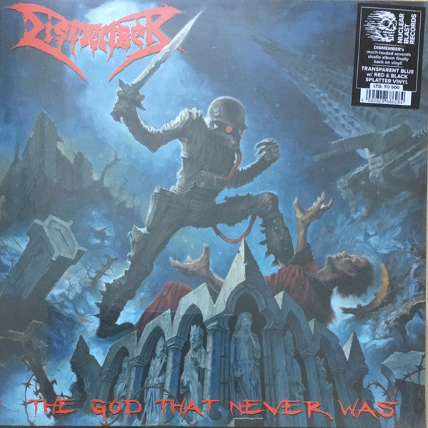 Dismember – The God That Never Was (Vinyl , Transparent Blue W/ Red & Black Splatter)