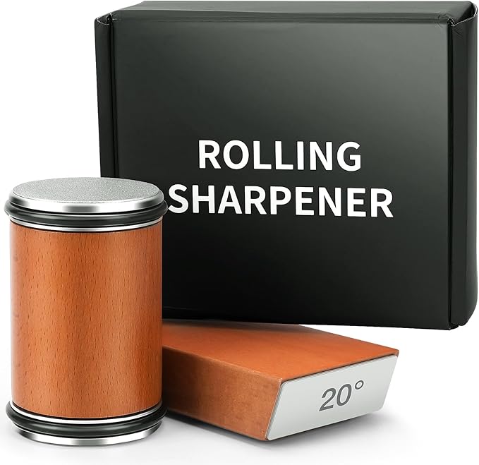Rolling Knife Sharpener ， Rolling Knife Sharpener Kit Is Suitable For Any Kitchen Roller Knife Sharpener, And The Knife Sharpener Roller Supports Magnetic Tilting At 15 ° And 20 Knife