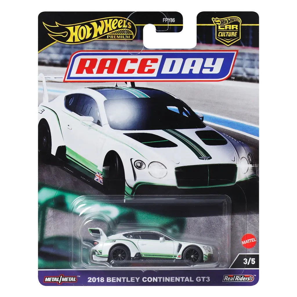 Hot Wheels Toy Vehicles 2018 Bentley Continental GT3 (NEW)