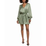 Ramy Brook Women's Montana Dress, Green Size: S