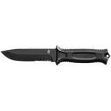 Gerber strongarm, serrated edge knife