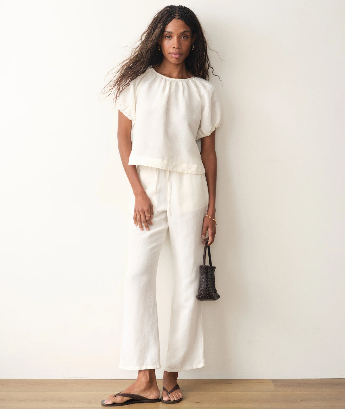 MARINE LAYER Rosa Linen Top Size X-Large