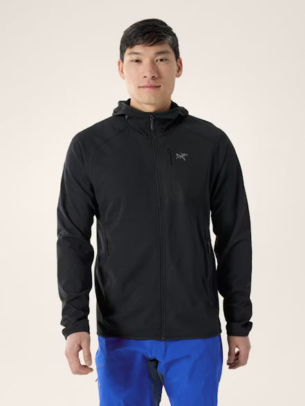 Men's Arc'teryx Delta Breathable Performance Hoody - Black X - Size: Large