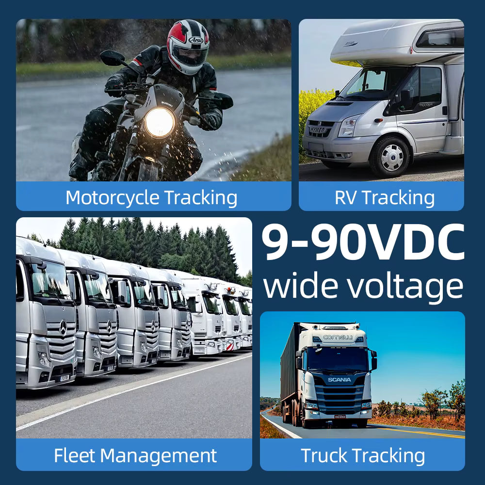Jimi VL103D/M 4G Car GPS Tracker With Real-time Tracking Smart Alerts IP66 Waterproof Driving Behavior Remote Cut-Off Free APP