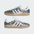 adidas Women's SAMBA OG Sneakers - Silver Metallic/Cloud White/Gum - 7