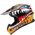 *1Storm Adult Motocross BMX MX ATV Dirt Bike Close Out Helmet, Shark Orange-Large