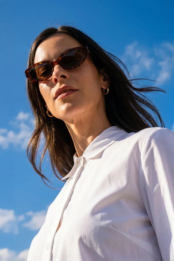 *COOLIBAR Women's Polarized Sunglasses, Selesta, Amber Tortoise, One Size