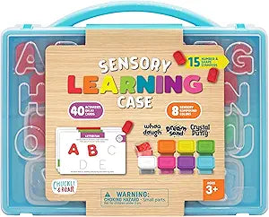 Chuckle & Roar - Sensory Learning Case - Modeling Compound Activity Kit - Preschool Engagement - On The Go Fun - Ages 3 and Up
