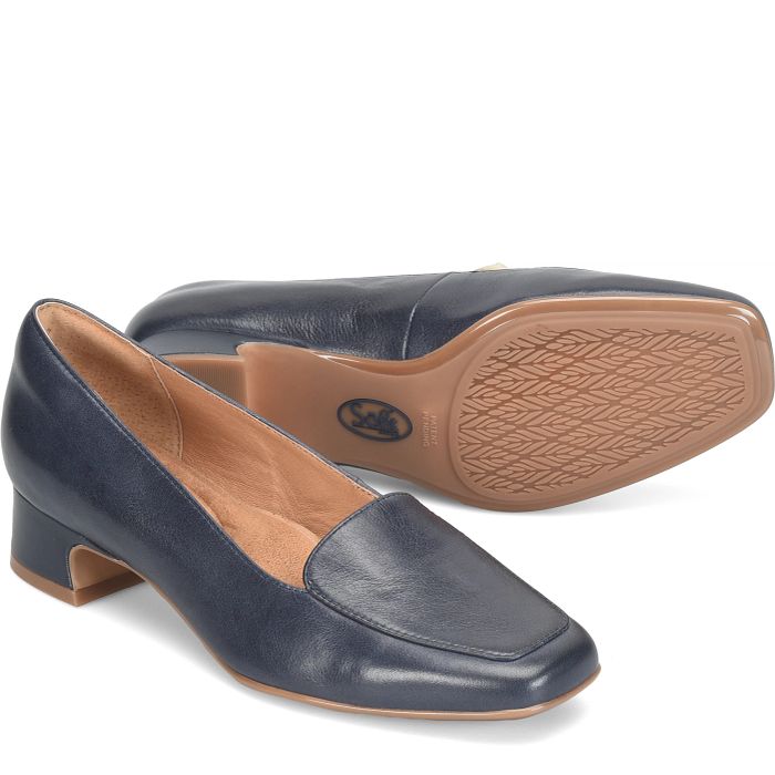 Sofft Leather heeled loafer  Size 8.5