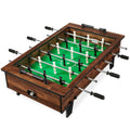 Tabletop Foosball Table, Arcade Table Soccer w/ 2 Balls - 40in- Dark Wood