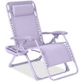 Best Choice Products Adjustable Zero Gravity Chair-LAVENDER