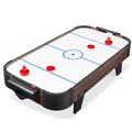 Best Choice Products - 40" Tabletop Air Hockey Arcade Game Table in Walnut