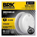 SMCO100V-AC BRK Interconnect Hardwire Combination Smoke & Carbon Monoxide Alarm with Voice Alerts