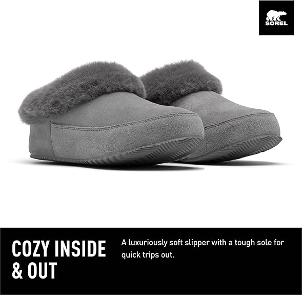 (US7) SOREL Women's Go Coffee Run Slipper Color: Quarry