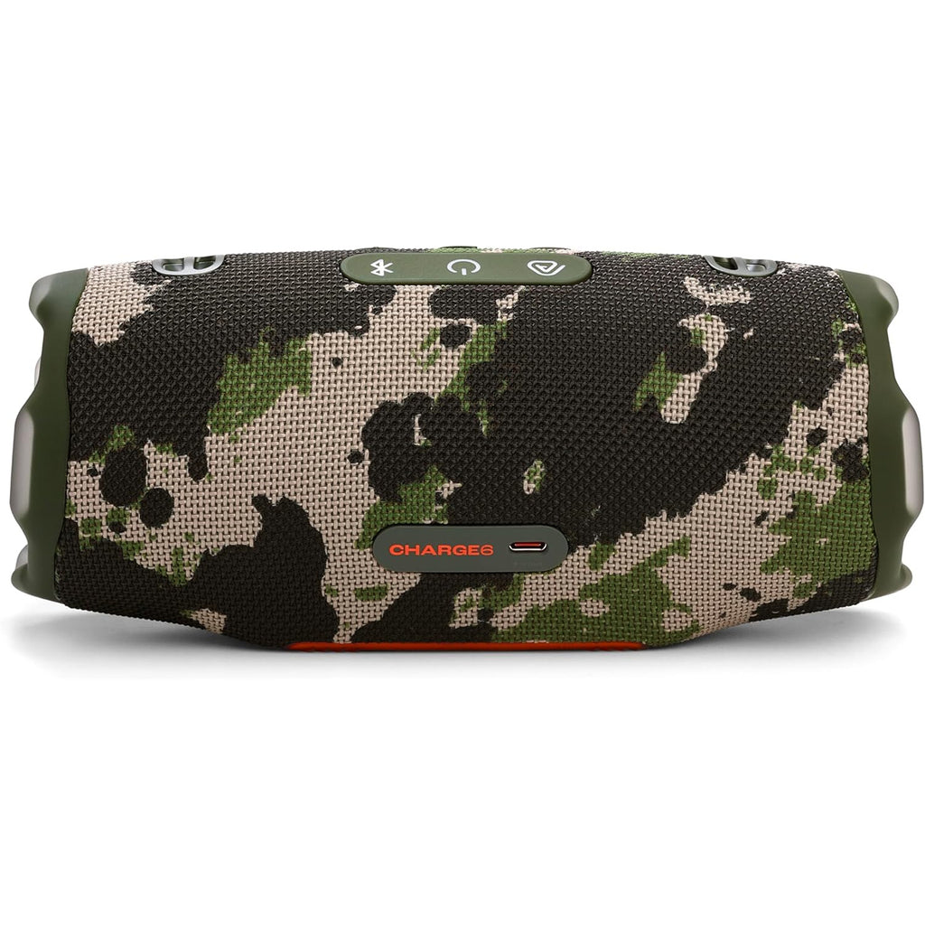 JBL Charge 6 45W Portable Bluetooth Speaker with Built-in Powerbank - Squad Camo