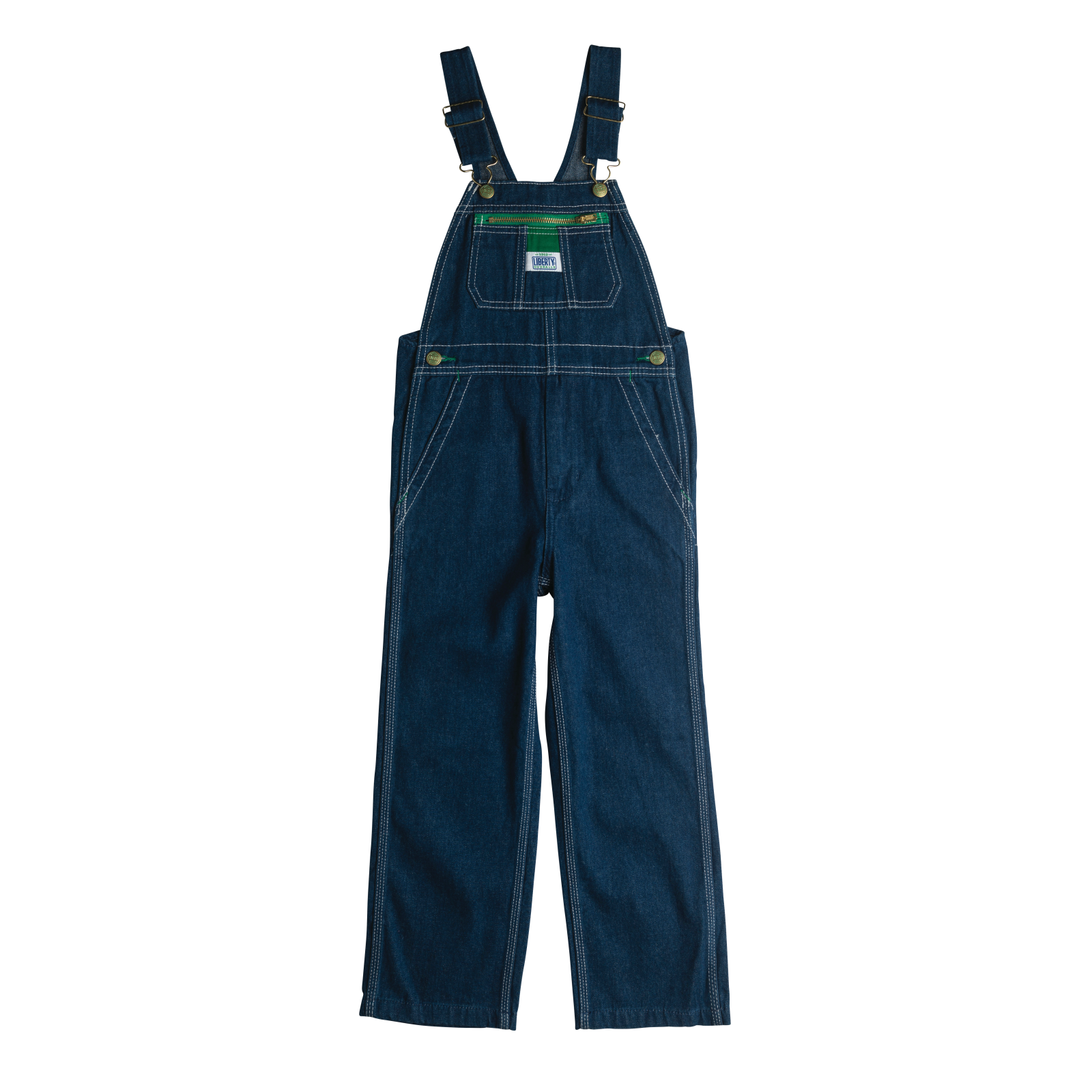 Liberty® Preschool Denim Bib Overall - Denim - Size 6 YTH