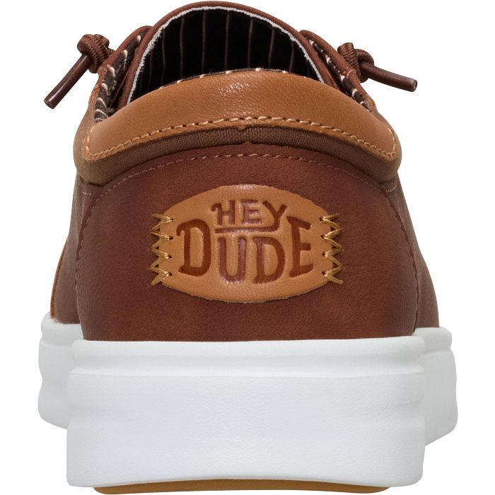 HEYDUDE Men Paul Pro Classic, Color: Cognac (Brown) Men's US-10