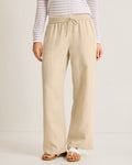 Tommy Bahama Two Palms High-Rise Linen Easy Pants - Natural - Size: XL