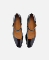 Coclico Sass Mary Jane Black Crinkled Patent Size: 9-9.5
