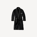 NORDIK RECOVERY Retreat Robe Ultra Plush Terry One Size Black BR-BL-1FA