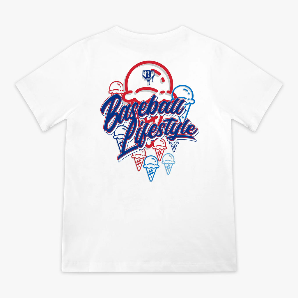 Baseball Lifestyle 101 Scoops Ice Cream Youth Tee - YM