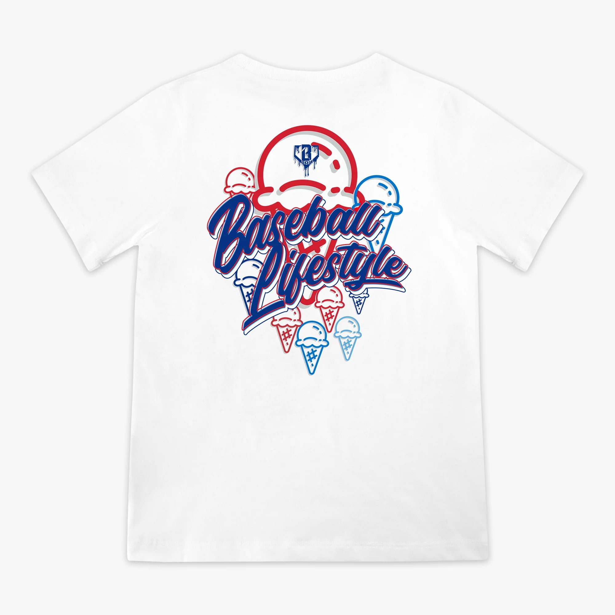 Baseball Lifestyle 101 Scoops Ice Cream Youth Tee - YM