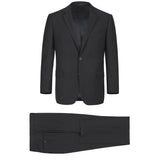 Men's Renoir Two Piece Black Classic Fit Suit - Size R58/52