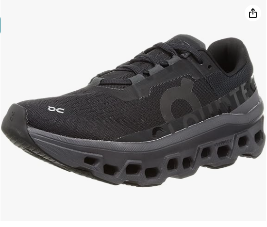 On Cloud On Cloudmonster Women's Running Shoes Size: 6.5 Color: Black (New)