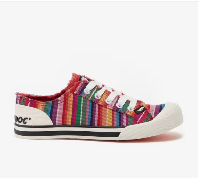 rocket dog Jazzin Multi Color Sneaker womens size:11 color:multi (new, RB)