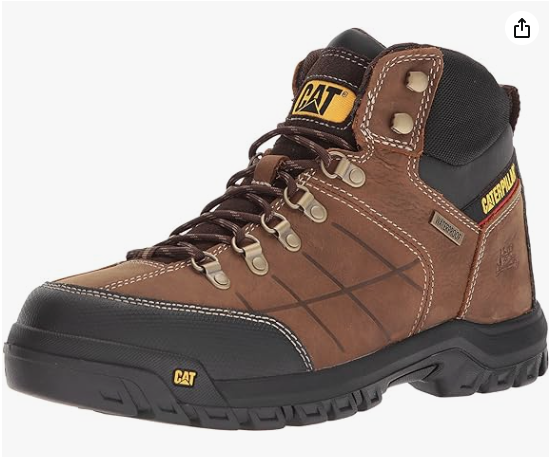 Cat Footwear Men's Threshold EH Steel Toe Lace Up Work Boots Size:12 Color:brown (new)