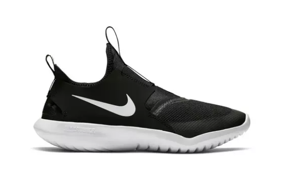 Nike Flex Runner Big Kid Black & White RB New 7