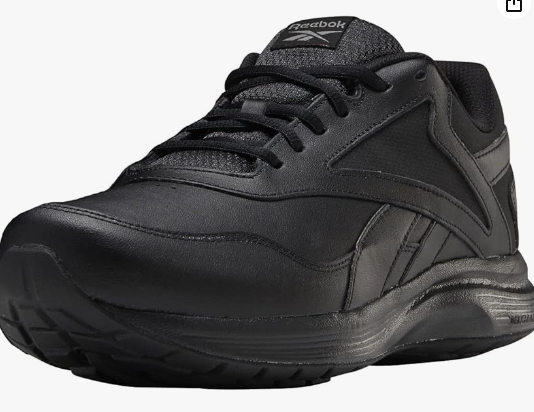 Reebok Men's Work N Cushion Walking Shoe Size: 9, Black (LU, RB)