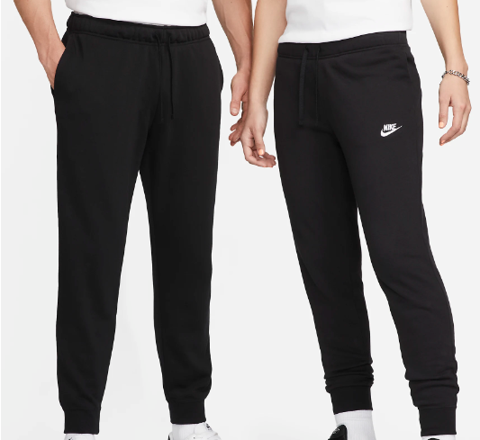 Nike  Club Fleece Mr. Pant Std-Black-White (New)