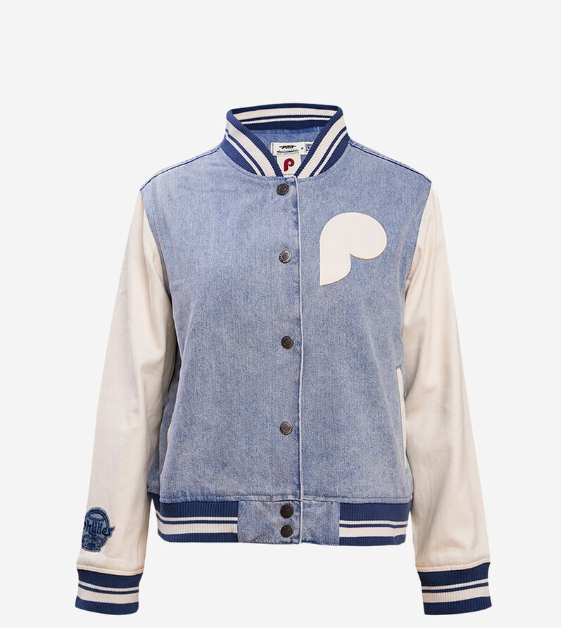 Pro Standard Phillies Varsity Blue Denim Jkt-Din (New)