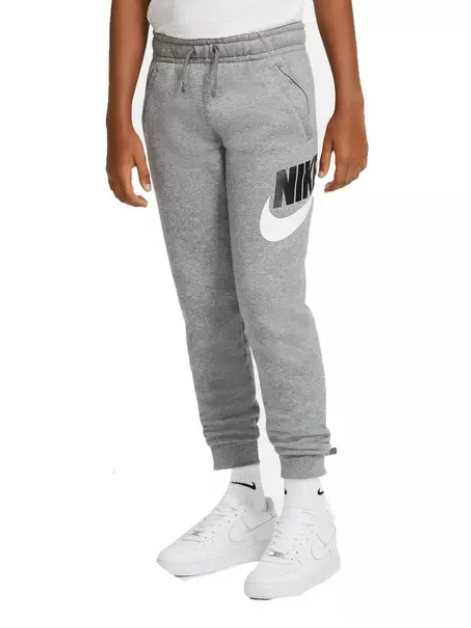 Nike Boy's Club Pant - Carbon Heather & Smoke Grey (new)