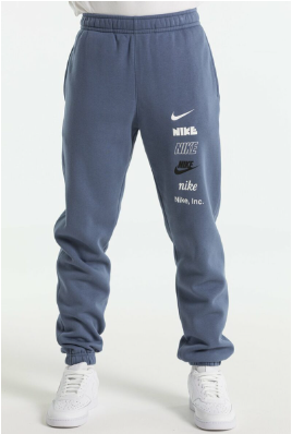 Nike M Nk Club Plus Bb Cf Pant logo-Diffused Blue (new)