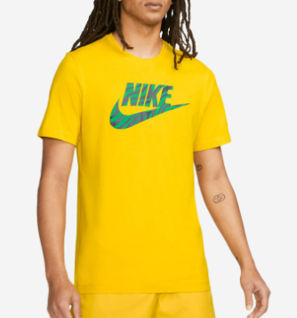 Nike Men's Tee - Brandriffs- Futura - Speed Yellow (NEW)