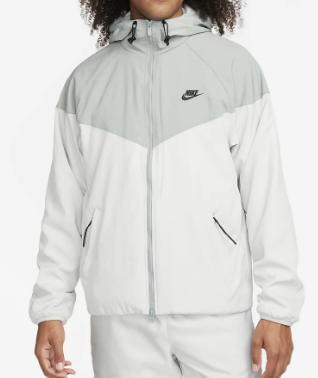 Nike M Nk Wr Winter Wvn Hd Jacket-Mica Green/Light Silver/White (NEW)