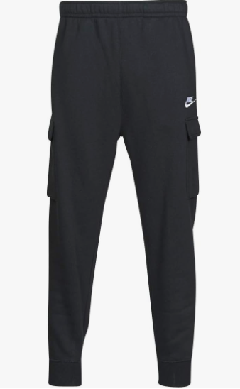 Nike W Nsw Club Fleece Mr Pant Cargo-Black-White (New)