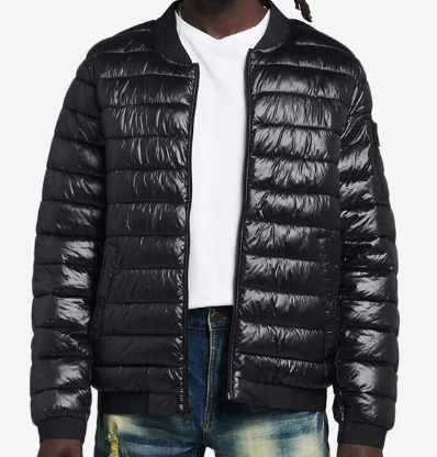 Guess  Puffer Bomber Jacket - Black (New)