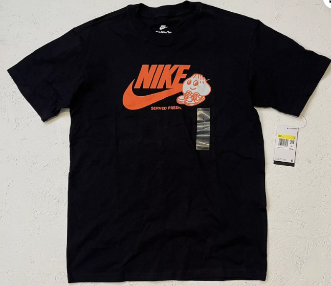 Nike Men's Tee - M90 Sole Food - Black (New)